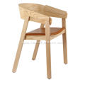 Muuto chair designer solid wood single chair